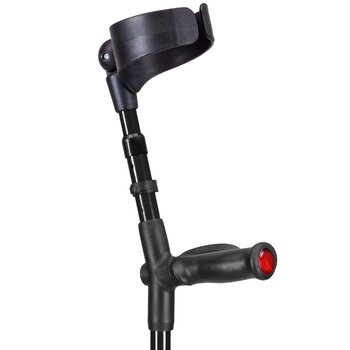 Ossenberg Forearm crutches BIG XL-closed cuff-Anatomic soft grip-color tube struct