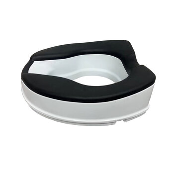MOBB Softer 4" Raised Toilet Seat  350 lbs weight capacity