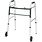 PRB - Probasics Probasics Aluminum Two-Button Release Folding 2 Wheels Walker with 5" Wheels