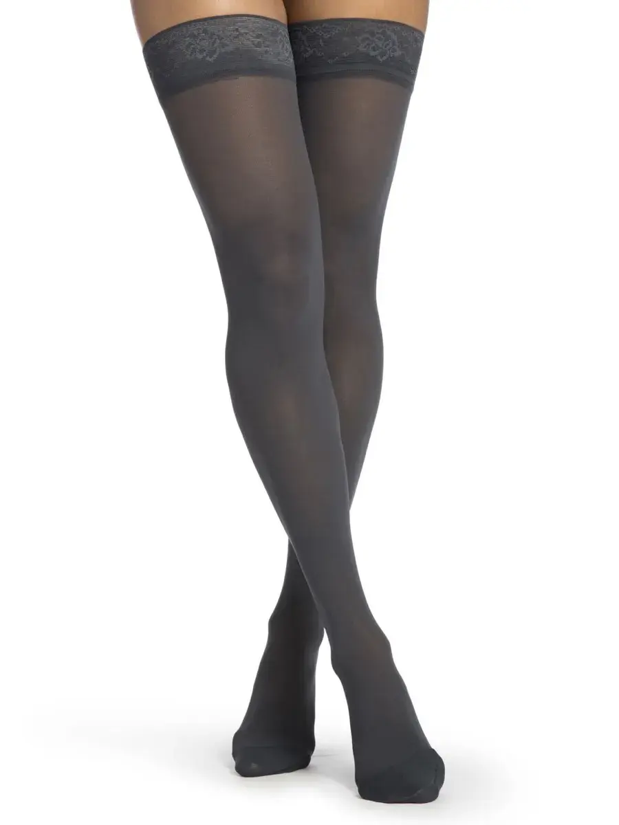 SGV-SIGVARIS Style Medium Sheer Thigh High for Women 20-30mmHg