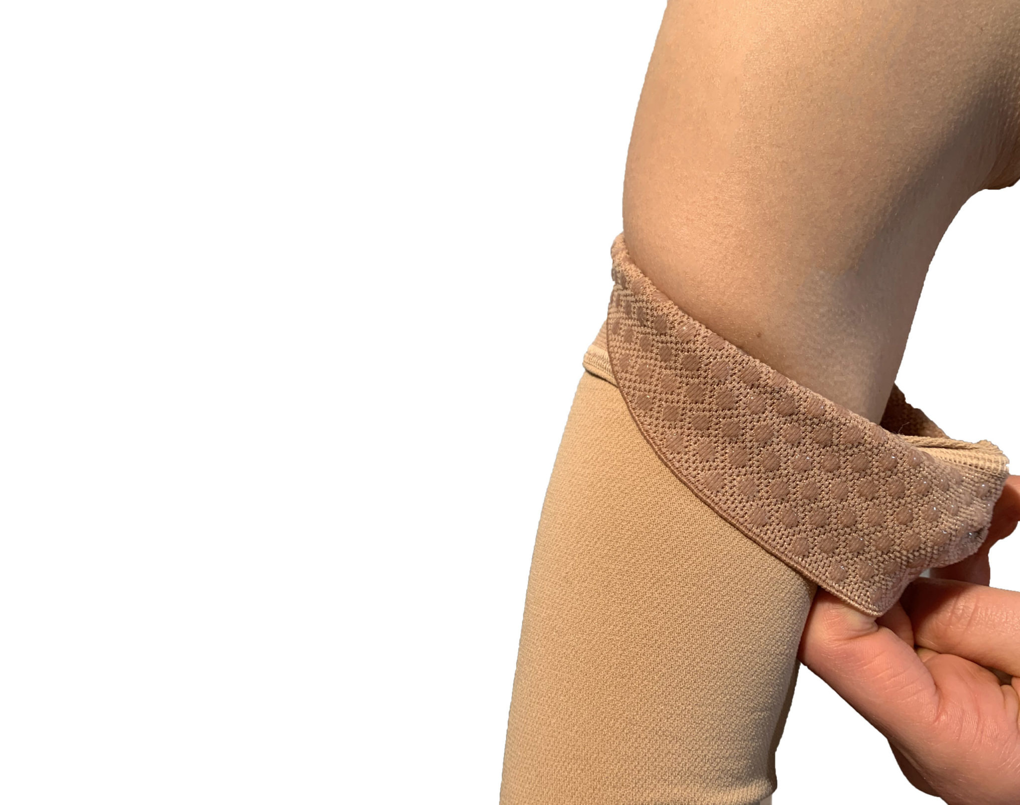 SGV-SIGVARIS Sigvaris Advance Arm Sleeve 20-30mmHg Beige w/Grip Top