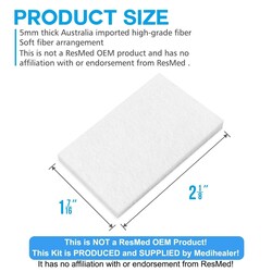 ResMed VitalAire Ultrafine Filter for ResMed S9 and AirSense 10 Disposable  2/pk