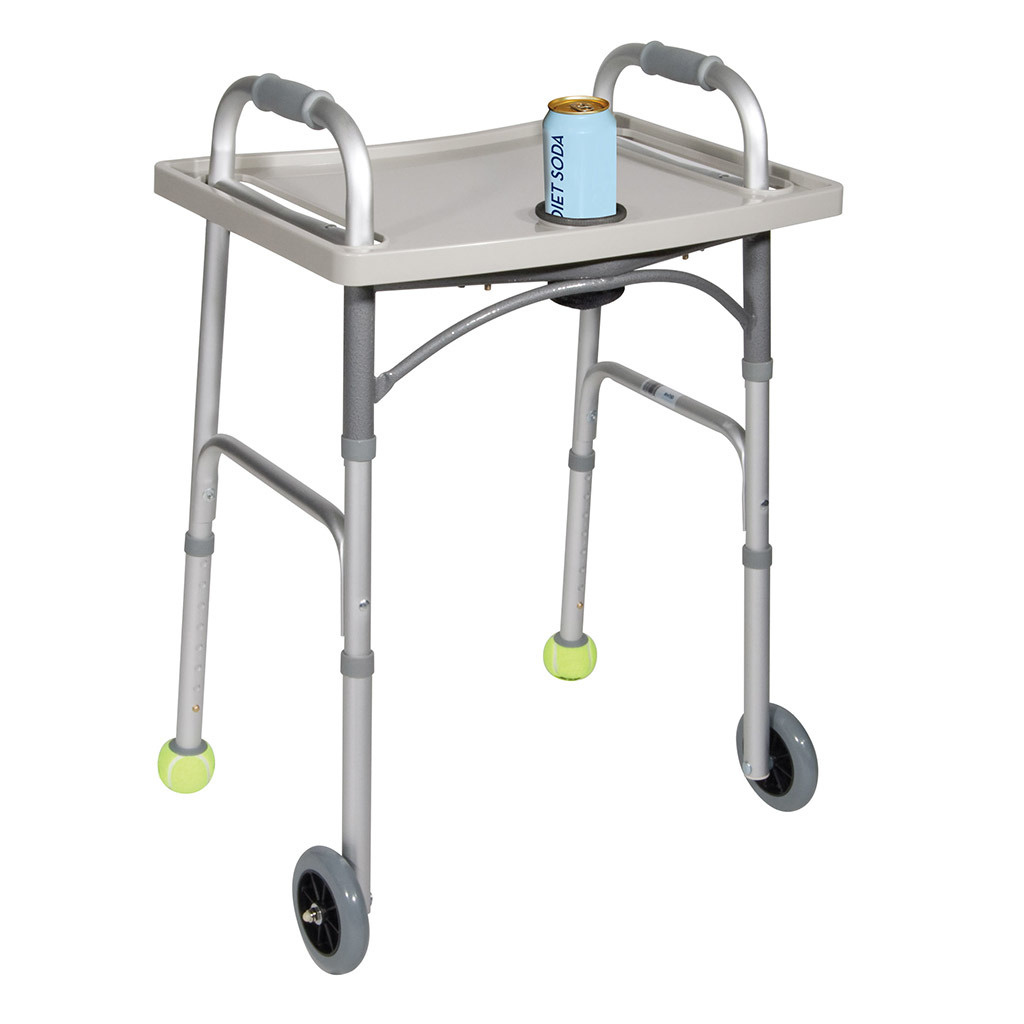 DRV-Drive Medical Walker Tray Universal with Cup Holder