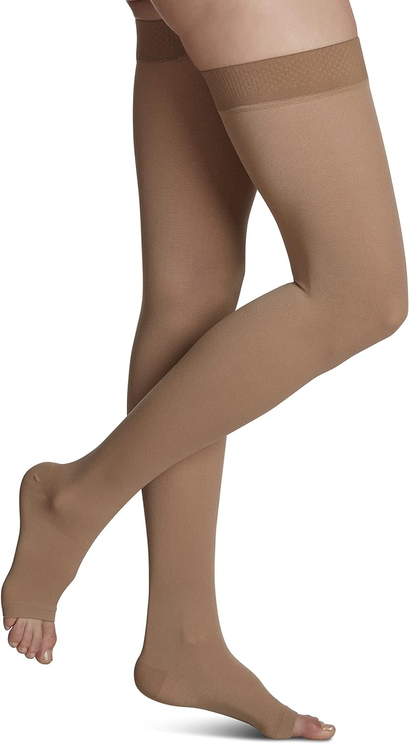 SGV-SIGVARIS Essential Opaque Thigh High 30-40mmHg Open Toe