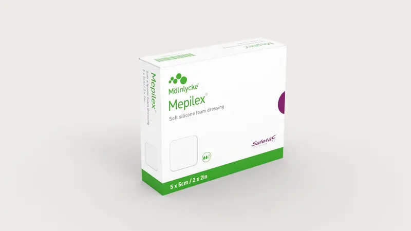 MEP-Mepilex Mepilex Foam Absorbent Foam Dressing with Safetac Sterile