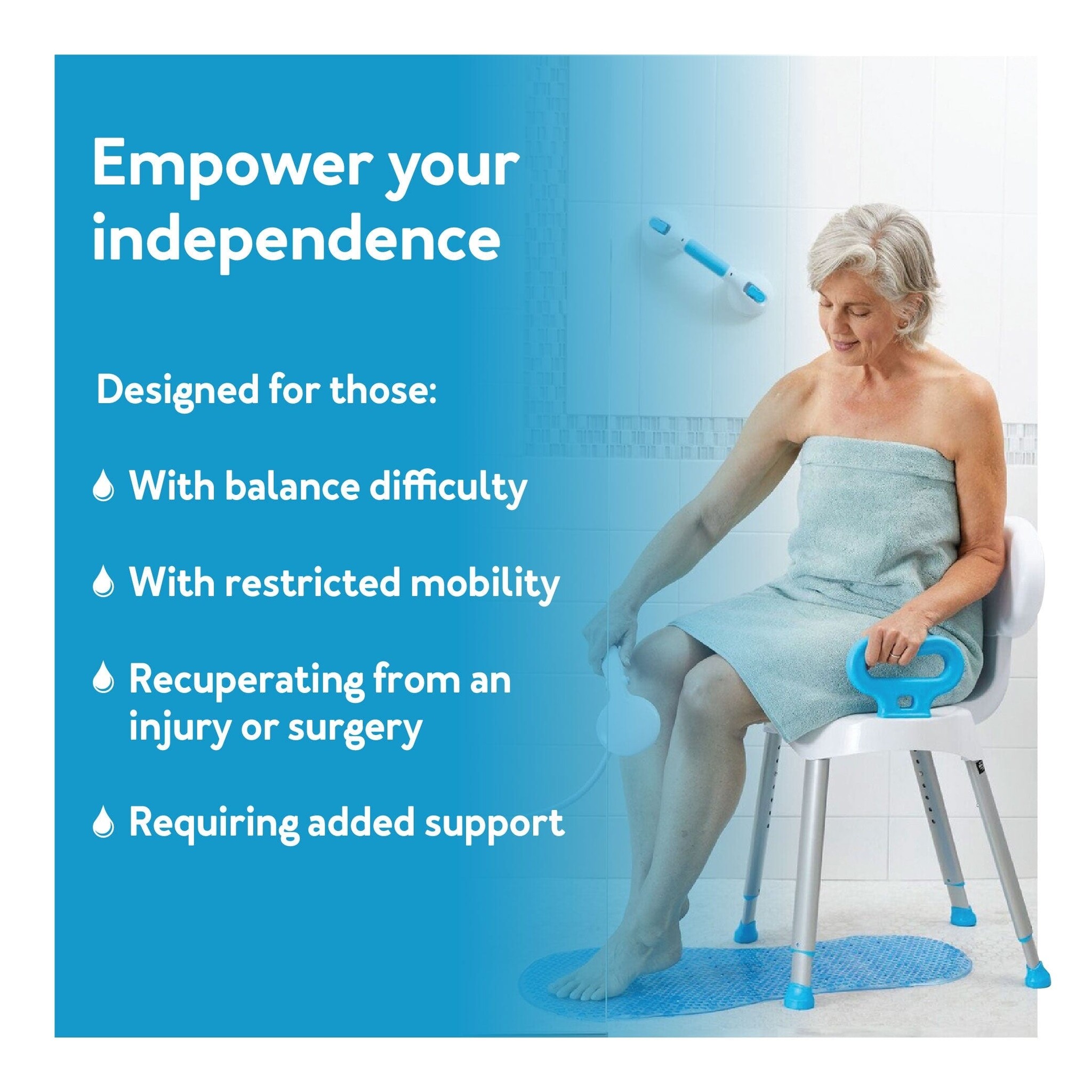 CRX-Carex Carex EZ Bath & Shower Seat w/Handles