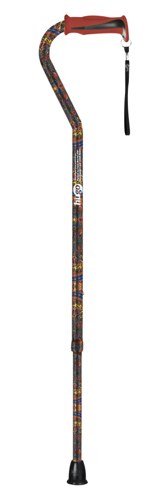 HGO-HUGO Hugo Ergonomic Offset Handle Cane