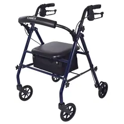 Carex Carex Steel Rolling Walker 6" wheels 350 lb Weight Capacity