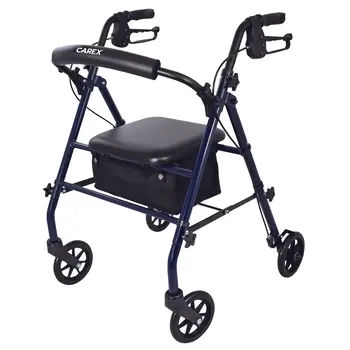 Carex Carex Steel Rolling Walker 6" wheels 350 lb Weight Capacity