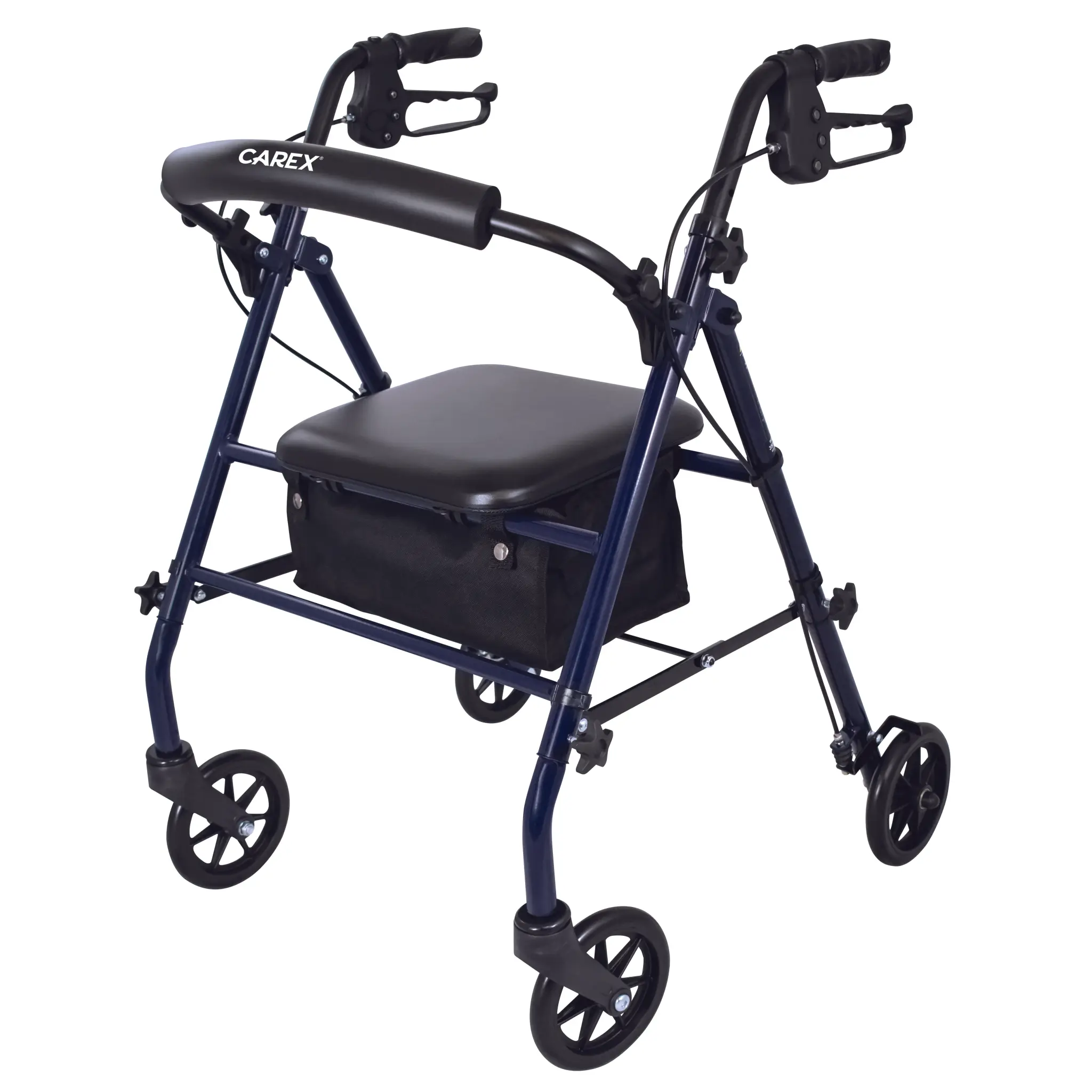 CRX-Carex Carex Steel Rolling Walker 6" wheels 350 lb Weight Capacity