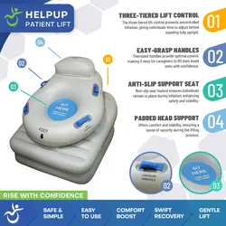 MPL-Mobile PATIENTLIFT HelpUp Fall Recovery Patient Lift - Safe Portable Floor Lift Assist Device