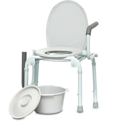 PRB - Probasics ProBasics Steel Drop Arm Commode 300 lb Weight Capacity