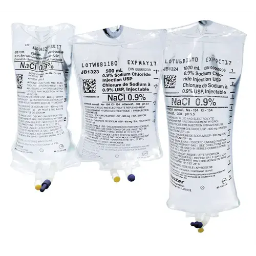 BX-Baxter Baxter Normal Saline 0.9% Sodium Chloride Injection Solution USP IV/Bags