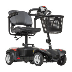 Drive Medical Scout LT 4-Wheel Scooter 14 miles on a Full Charge