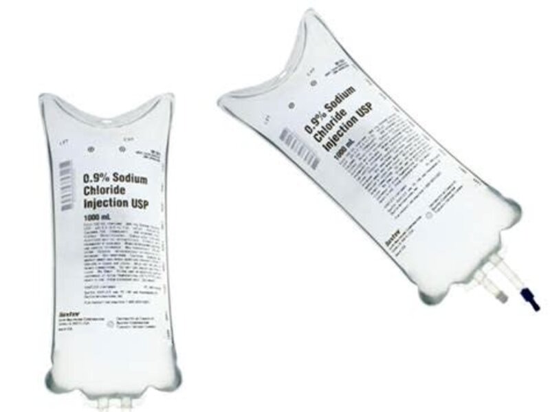 BX-Baxter Baxter Normal Saline 0.9% Sodium Chloride Injection Solution USP IV/Bags