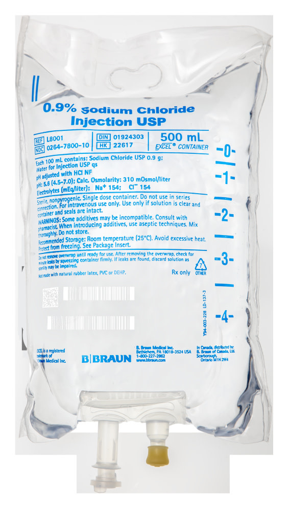 B Braun B Braun Normal Saline 0.9% Sodium Chloride Injection USP
