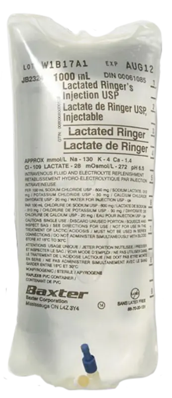 BX-Baxter Baxter Lactated Ringer's Injection IV Solution USP