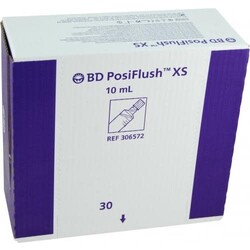 BD-BD Medical BDPosiflush Xs 10ml Normal Saline Flush Syringe Complete Sterile Syringe and Pathway 30/Bx