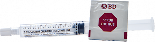 BD-BD Medical BDPosiflush Xs 10ml Normal Saline Flush Syringe Complete Sterile Syringe and Pathway 30/Bx