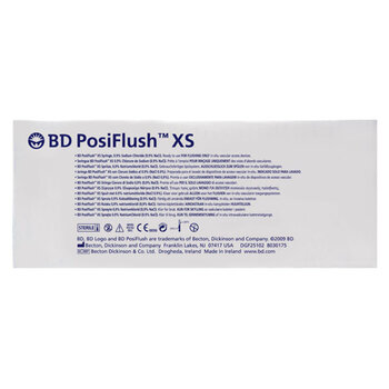 BD-BD Medical BDPosiflush Xs 10ml Normal Saline Flush Syringe Complete Sterile Syringe and Pathway
