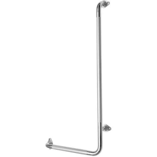MPLEAF - Maple Leaf Stainless Steel Knurled Grab Bar W/Rotating Flange