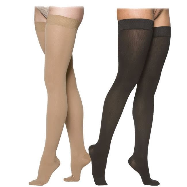 SGV-SIGVARIS Essential Cotton for Women Thigh High 30-40mmHg Light Beige Small Short