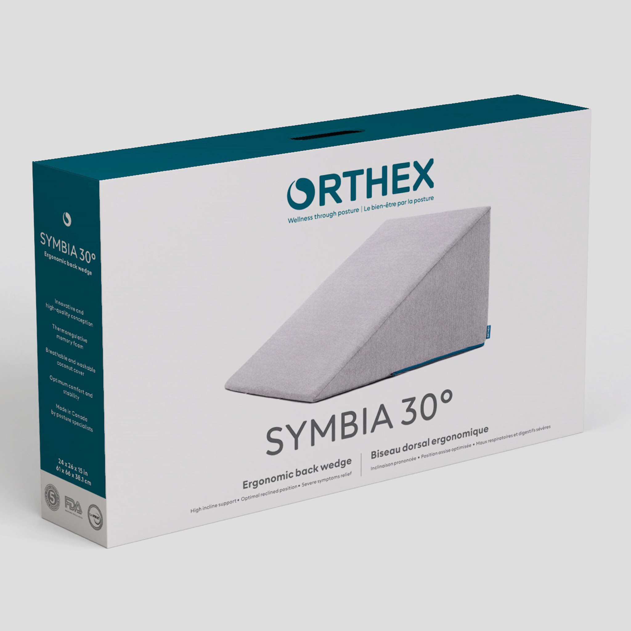 Orthex Orthex Symbia 30° Ergonomic Back Wedge (Canadian Made)