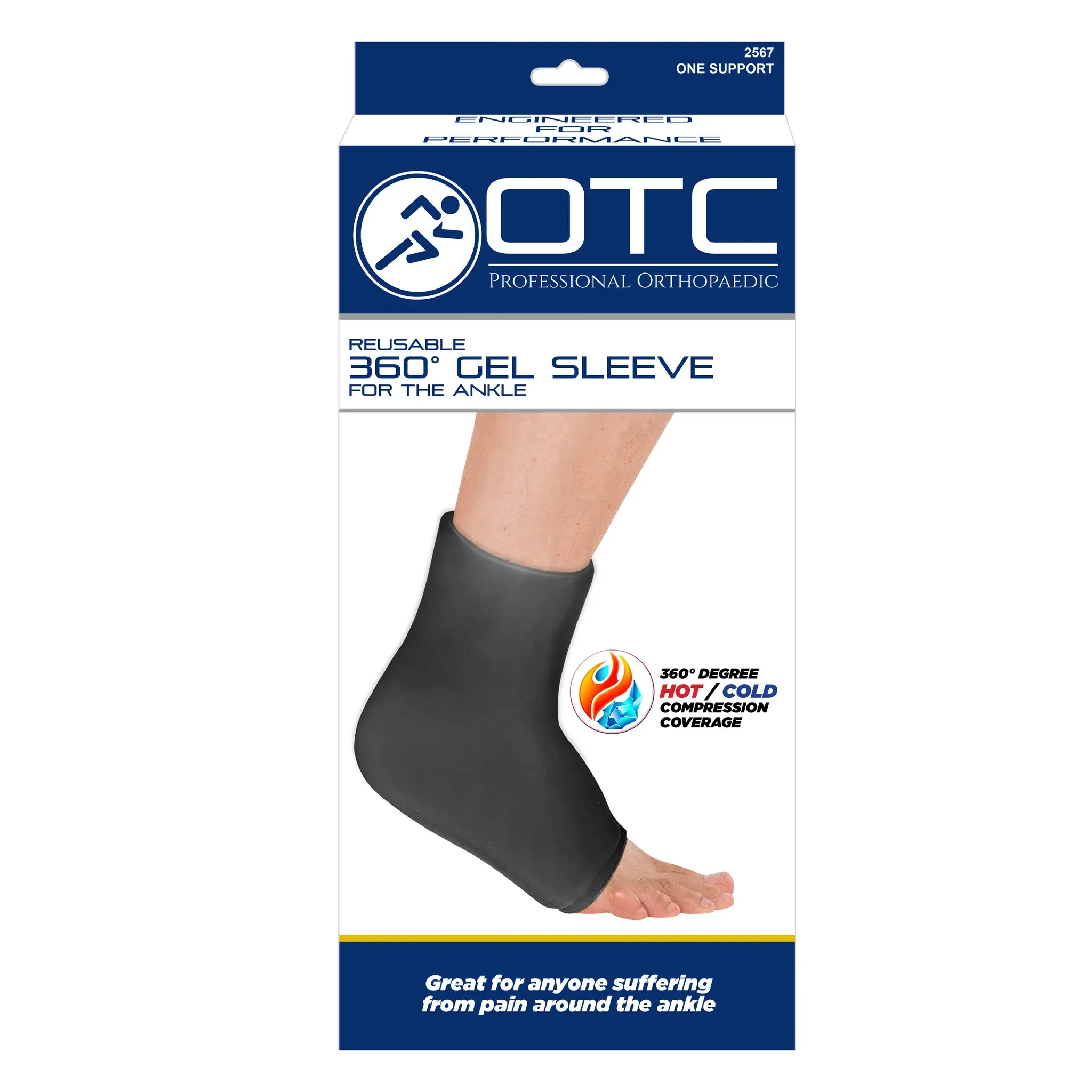 OTC - Airway Surgical 360° Gel Sleeve HOT/COLD compression for Ankle