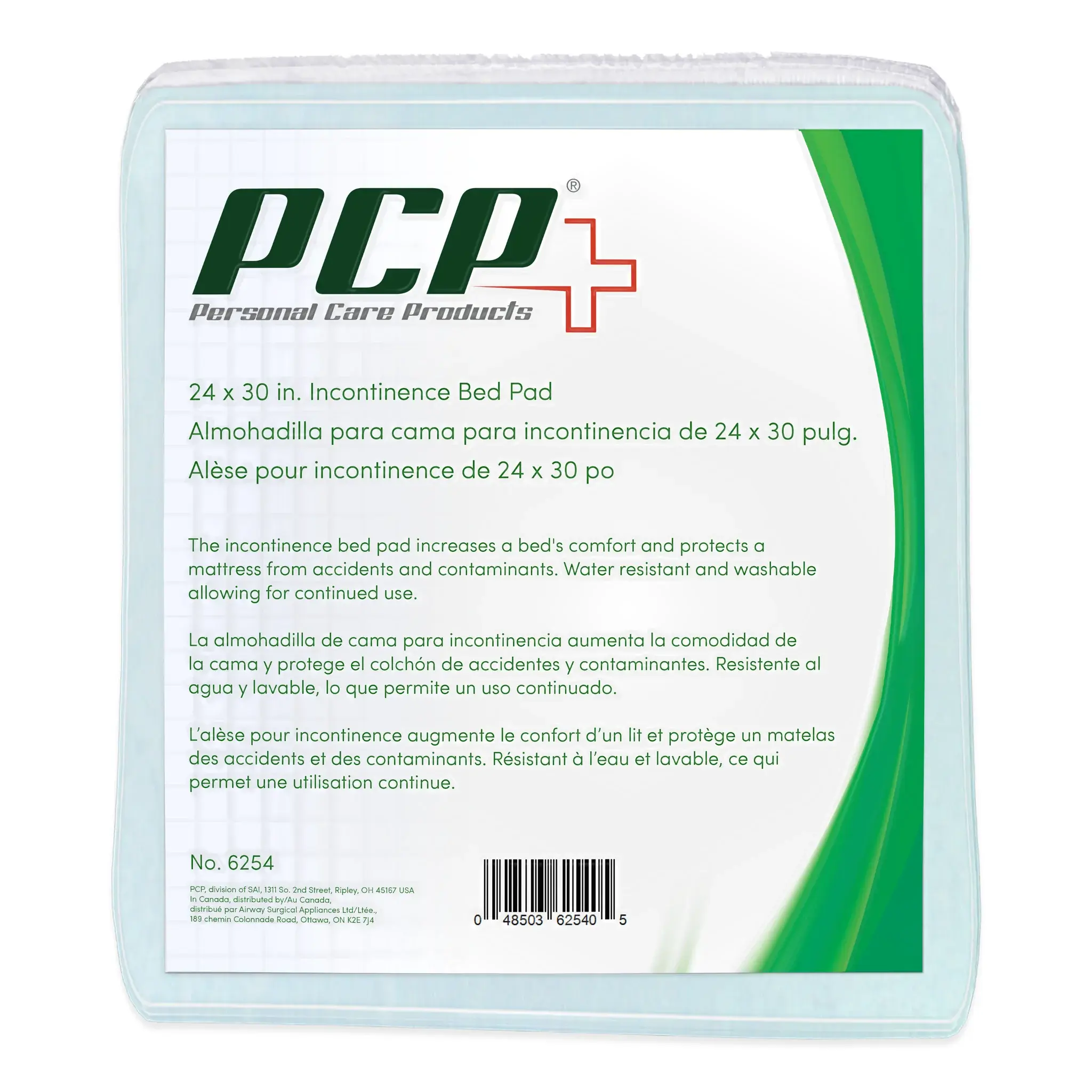 PCP-PCP Medical Incontinence Bed Pad 24"x 30"