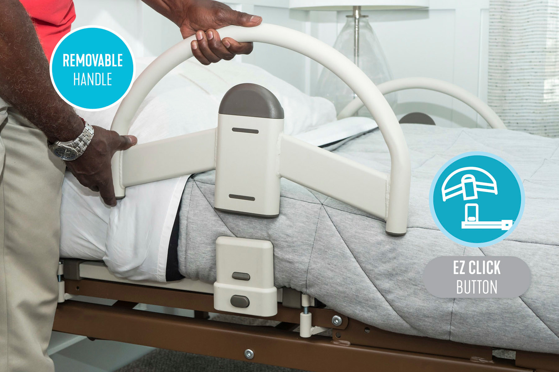 STN-Stander Stander EZ Click Bed Handle 500lbs