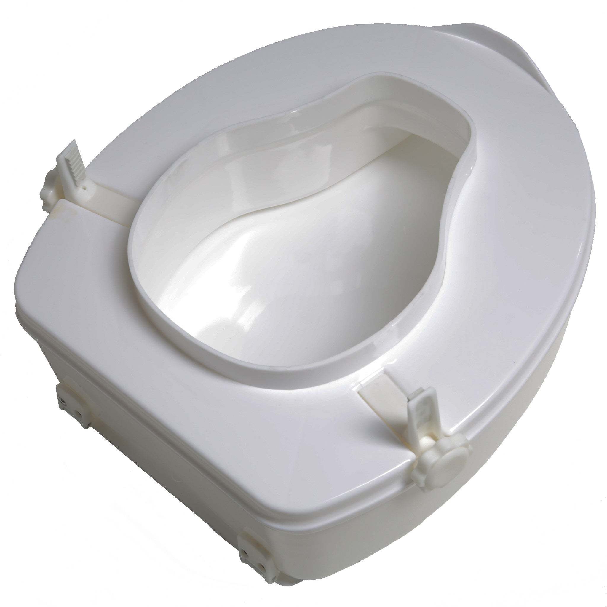 PCP-PCP Medical PCP Molded Raised Toilet Seat with Lid Height 4" for Elongated