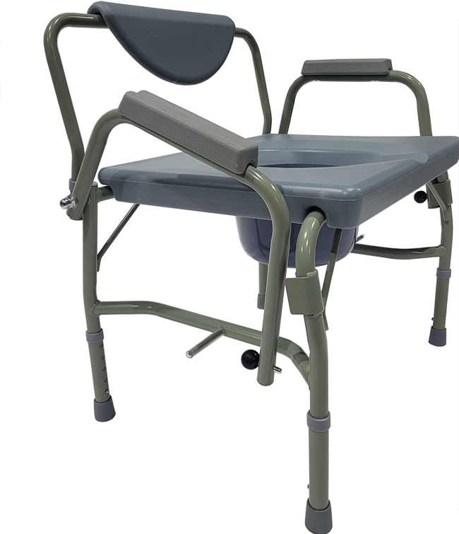MOBB - MOBB Heavy Duty Steel Commode 500lbs with Padded arms