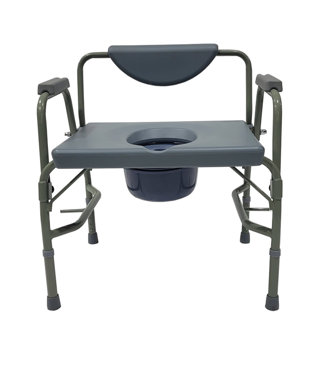 MOBB - MOBB Heavy Duty Steel Commode 500lbs with Padded arms