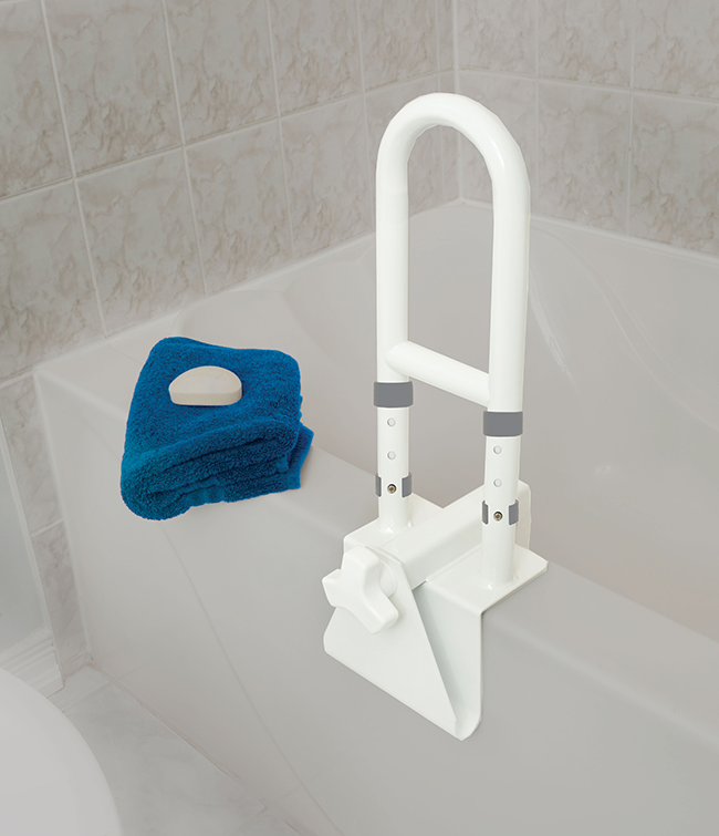 MOBB - MOBB MOBB Height Adjustable Clamp on Bath /Tub Rail 14in - 17in Height