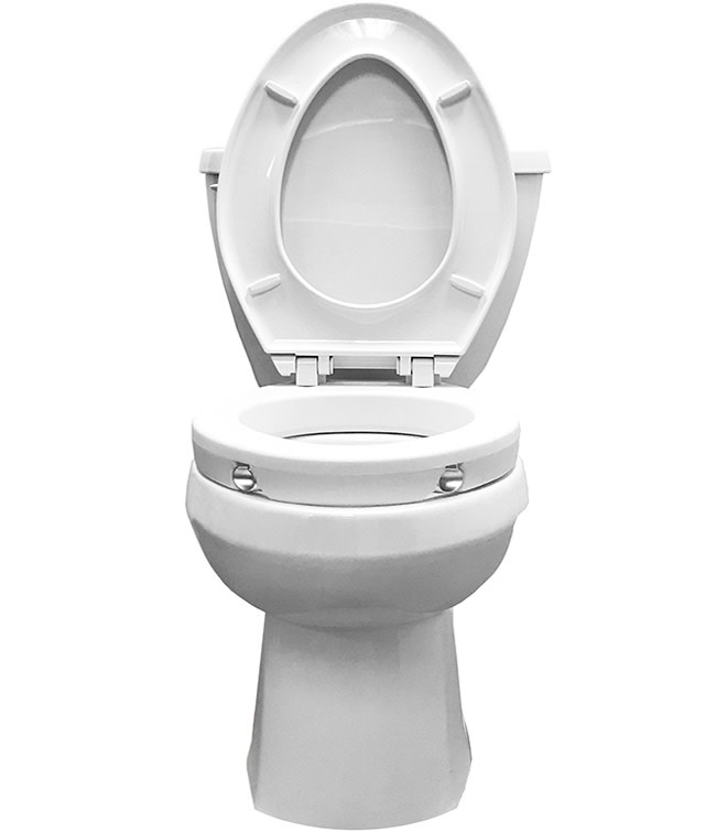 MOBB - MOBB 2" Raised Toilet Seat Weight Limit 300lbs