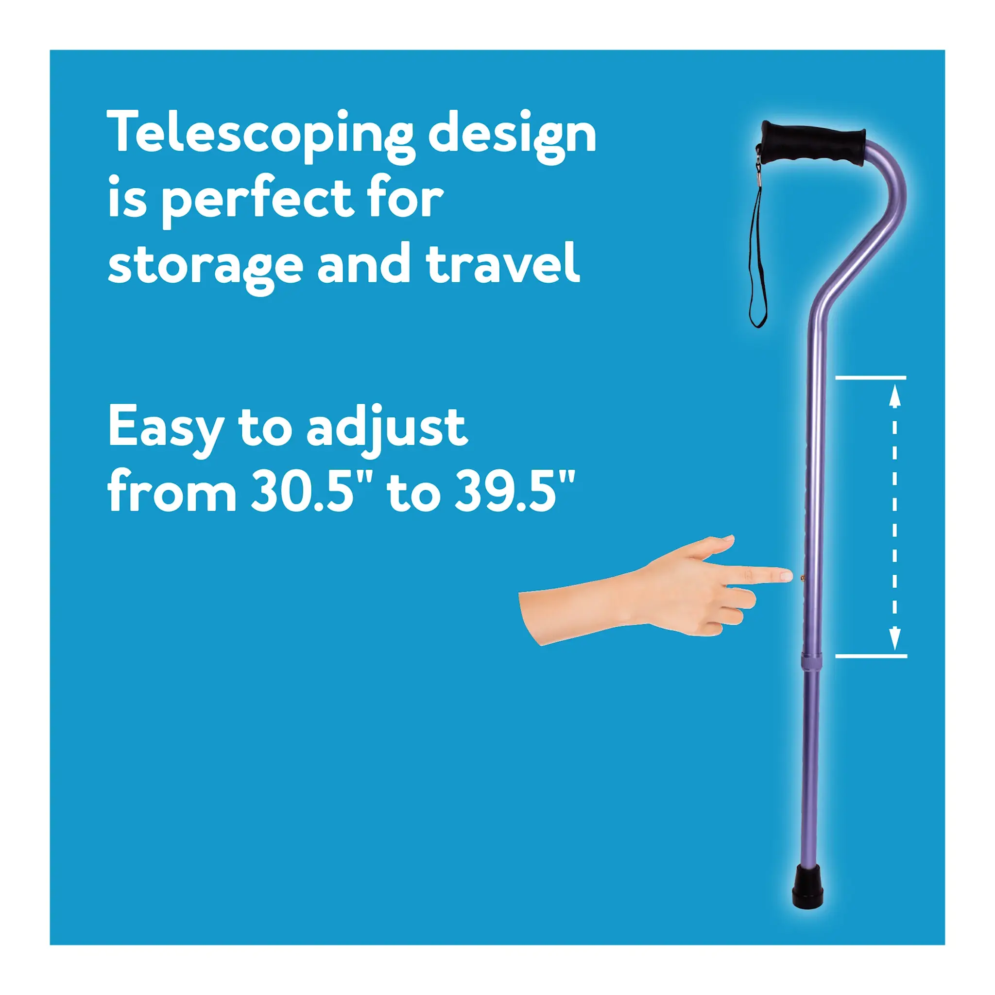 CRX-Carex Carex Walking Cane Ergo Offset