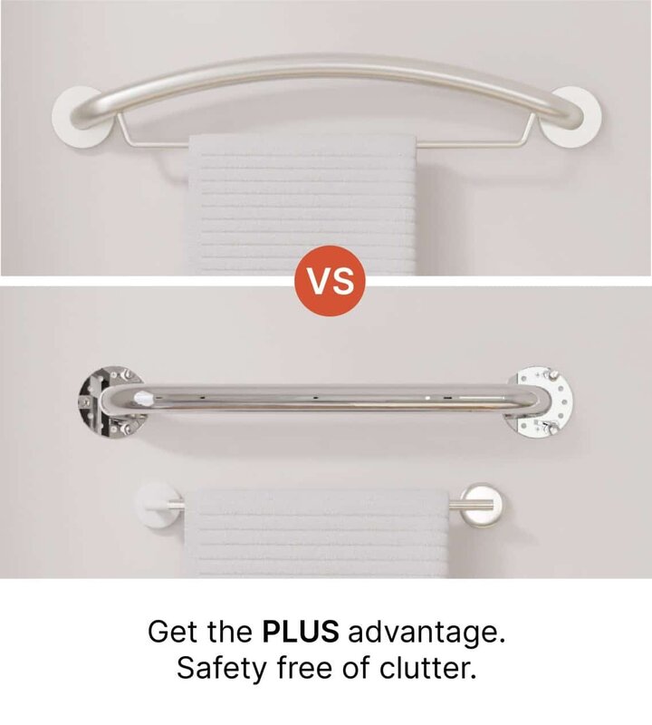 HEP-Healthcare Plus PLUS Towel Bar + Grab Bar 24"