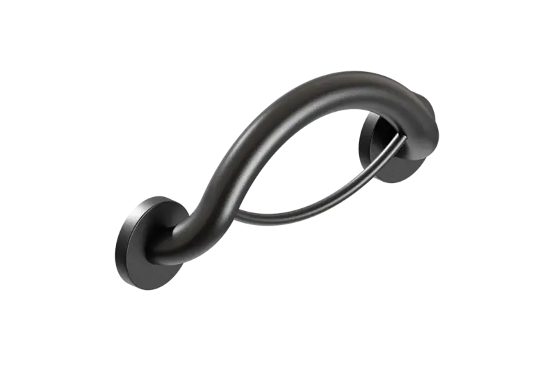 HEP-Healthcare Plus PLUS Towel Ring + Grab Bar