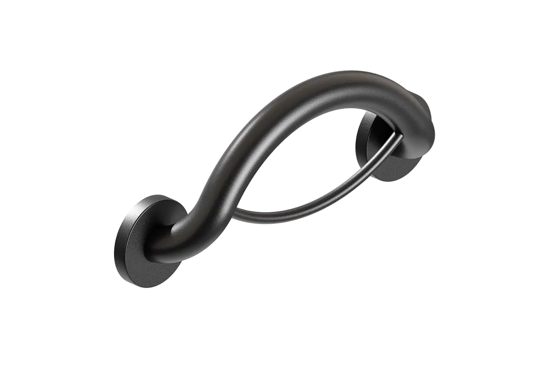 HEP-Healthcare Plus PLUS Towel Ring + Grab Bar