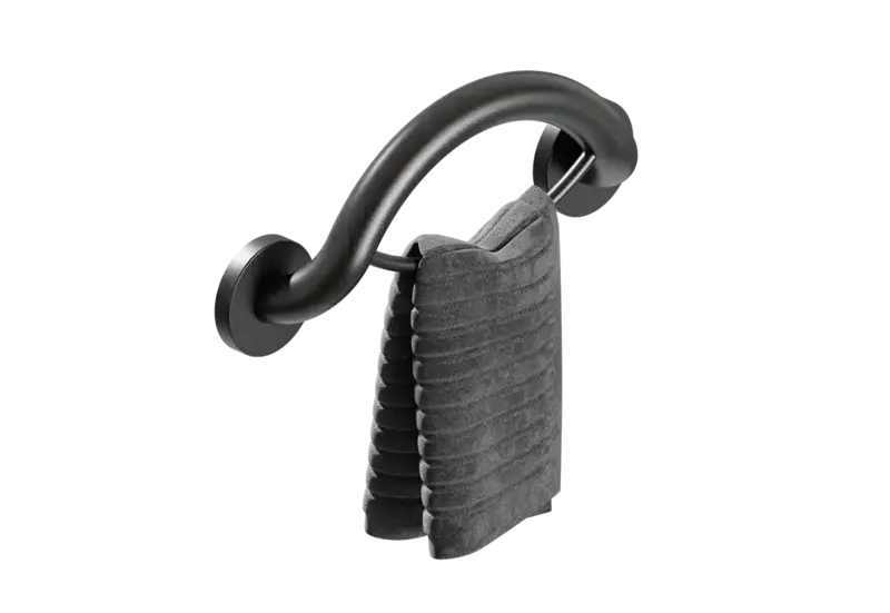 HEP-Healthcare Plus PLUS Towel Ring + Grab Bar