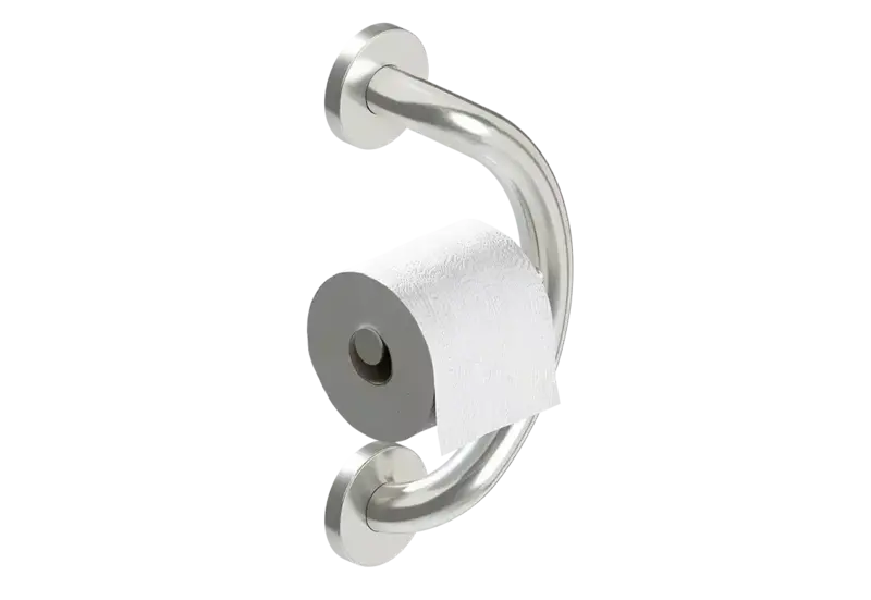 HEP-Healthcare Plus PLUS Toilet Paper Holder + Grab Bar