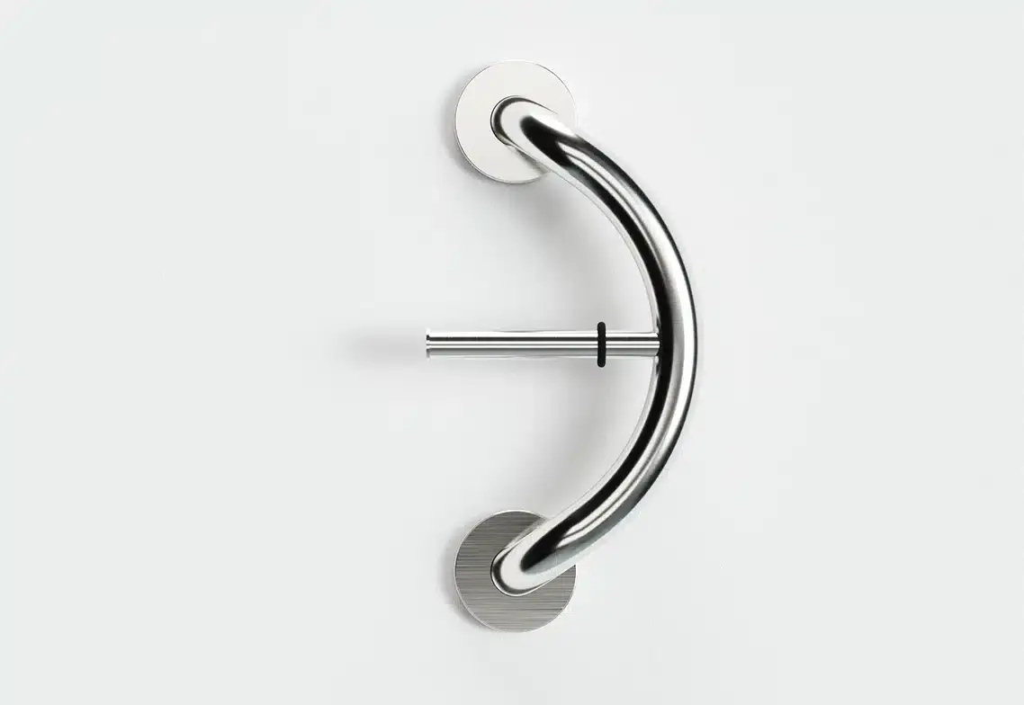 HEP-Healthcare Plus PLUS Toilet Paper Holder + Grab Bar