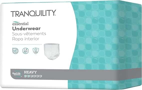 TRQ-Tranquility Tranquility Essential Underwear Heavy Small 88/Bx