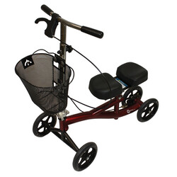 Roscoe Medical ROSCOE Knee Scooter padded knee 8 Hole platform with Basket Weight Capacity 350lb