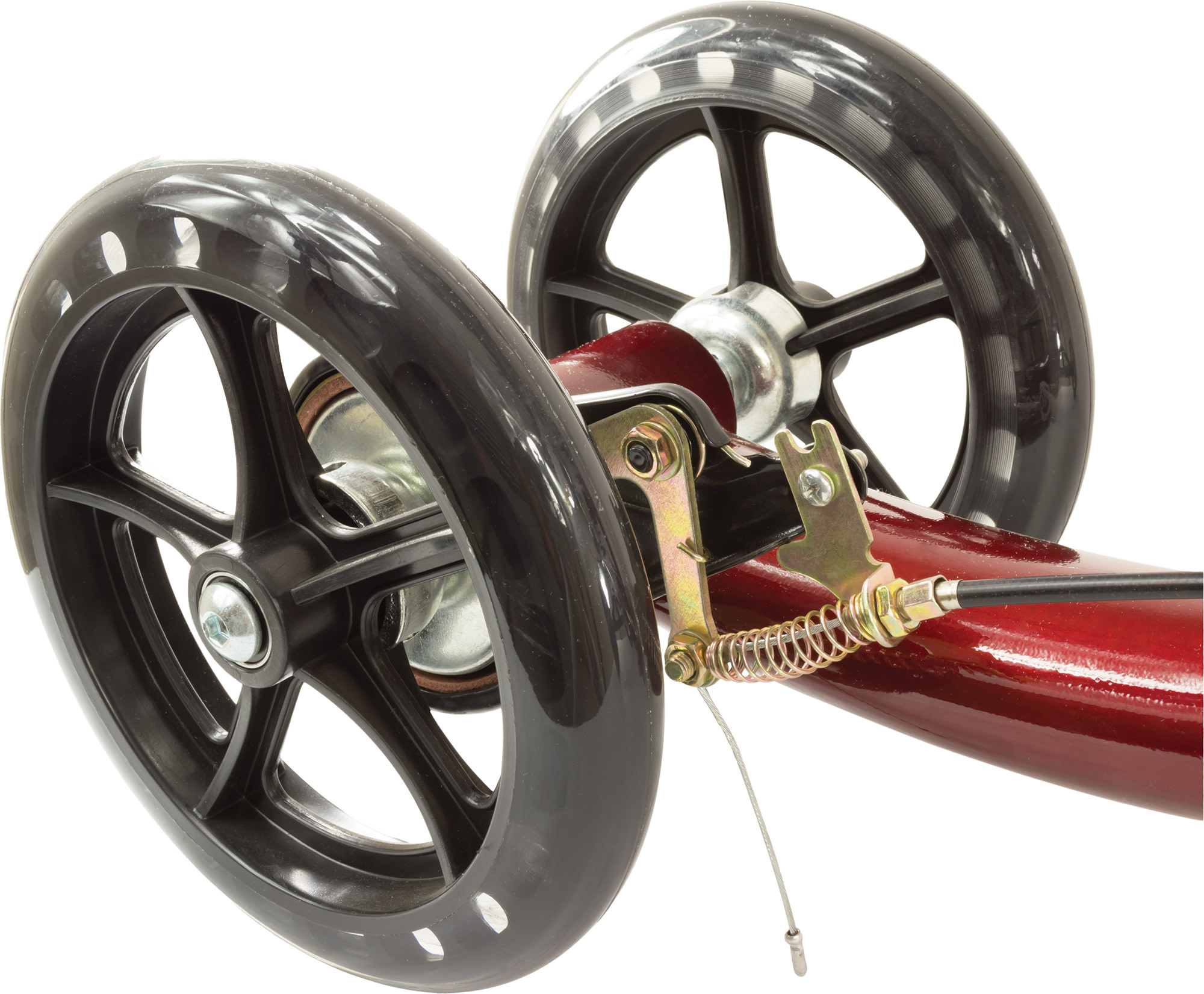 ROSCOE ROSCOE Knee Scooter padded knee 8 Hole platform with Basket Weight Capacity 350lb