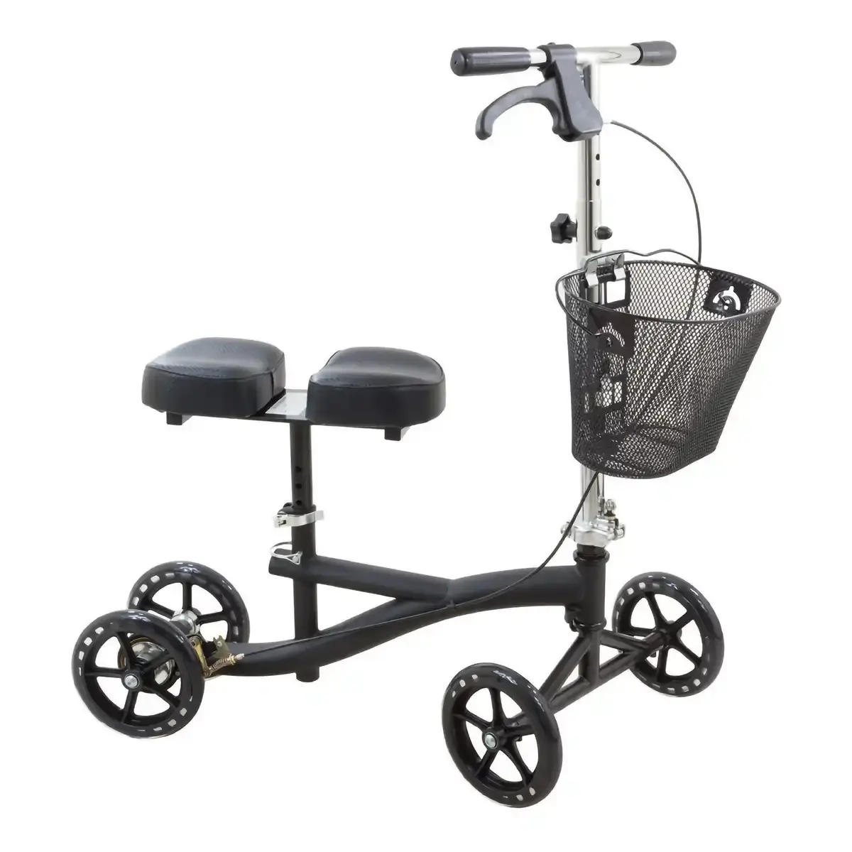 ROSCOE ROSCOE Knee Scooter padded knee 8 Hole platform with Basket Weight Capacity 350lb