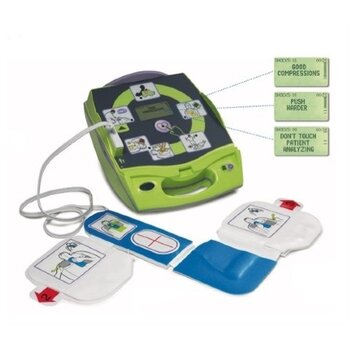 ZOLL Zoll Aed Plus Semi-Auto External Defibrillator W/pads Case And Batteries