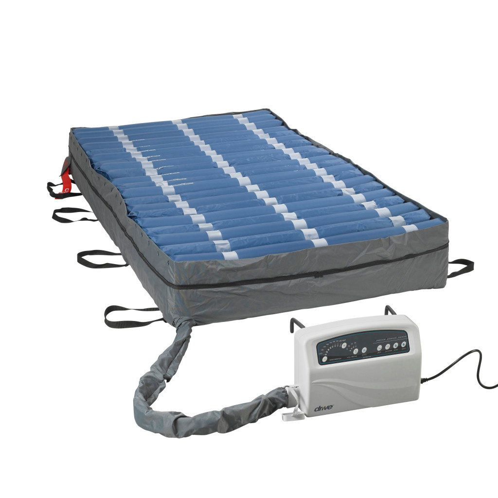 DRV-Drive Medical Med-Aire Plus 10" Bariatric Alternating Pressure and Low Air Loss Mattress Replacement System