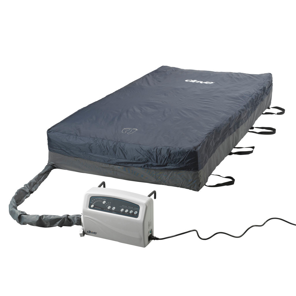 DRV-Drive Medical Med-Aire Plus 10" Bariatric Alternating Pressure and Low Air Loss Mattress Replacement System