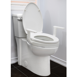 MOBB - MOBB 2" Raised Toilet Seat w/Handles Weight Limit 300lbs
